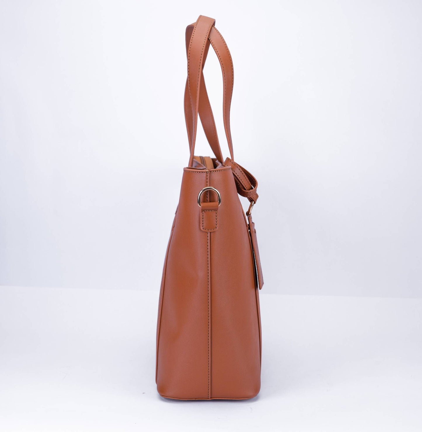 Classic Faux Leather Shoulder Bag