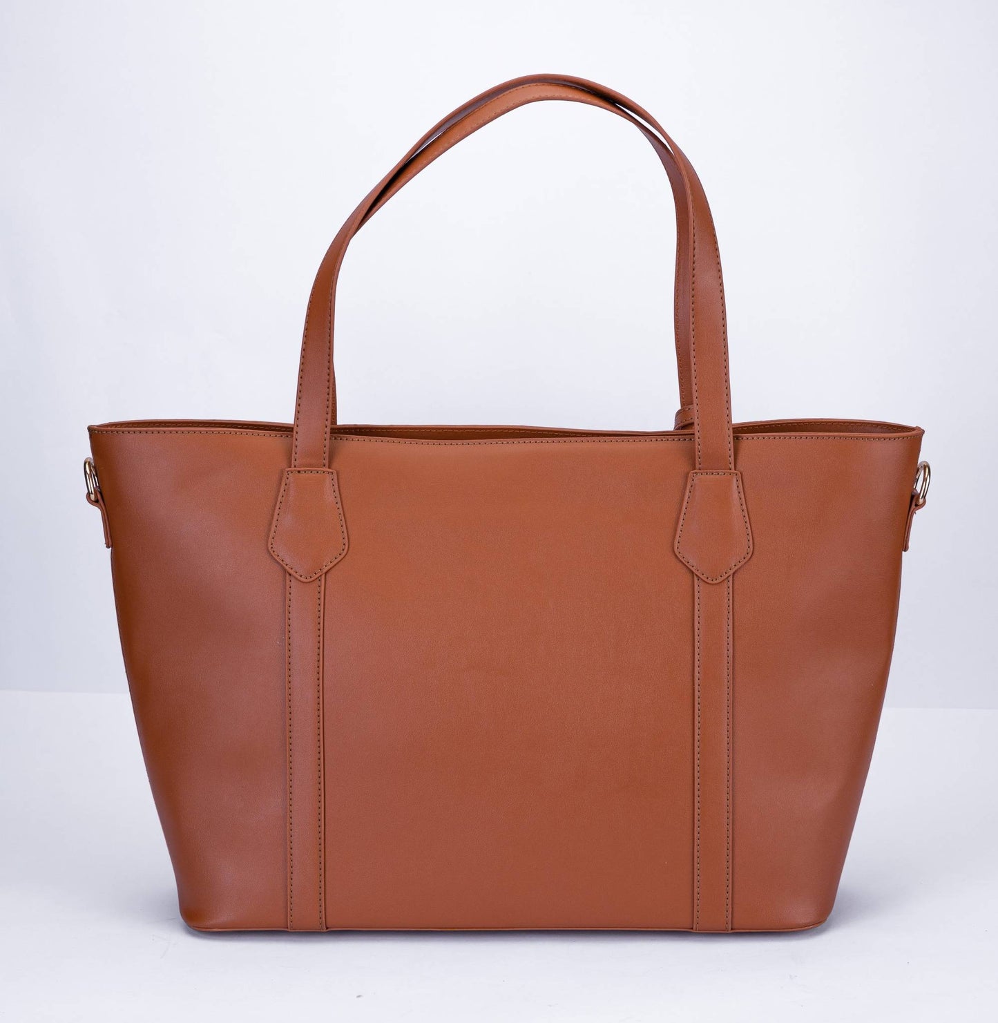 Classic Faux Leather Shoulder Bag