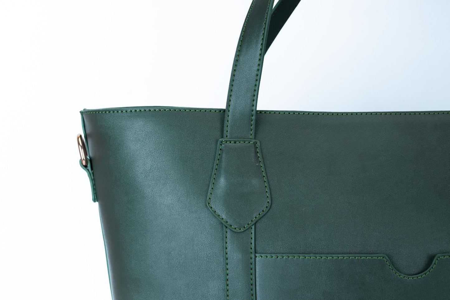 Classic Faux Leather Shoulder Bag