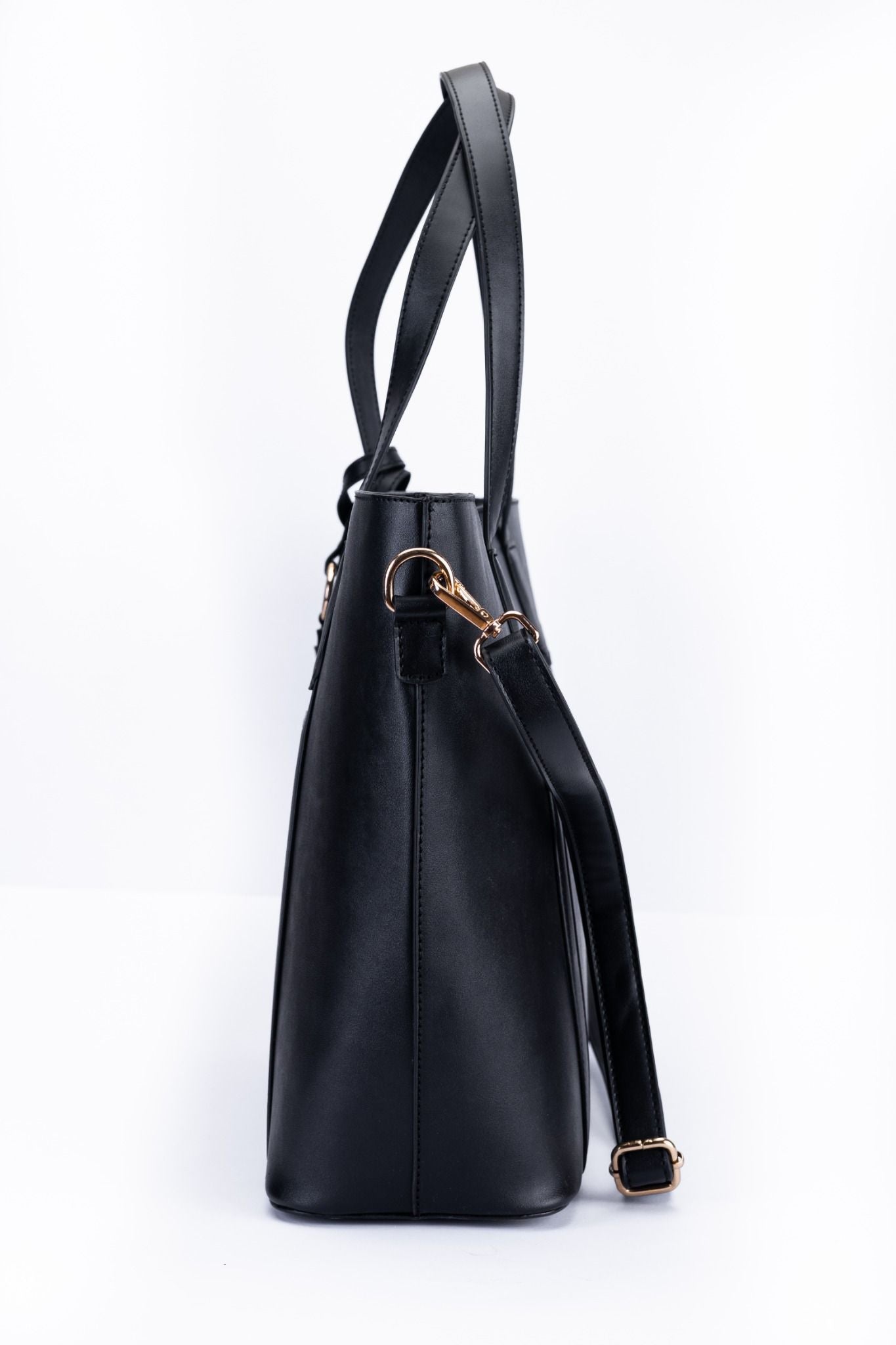 Classic Faux Leather Shoulder Bag
