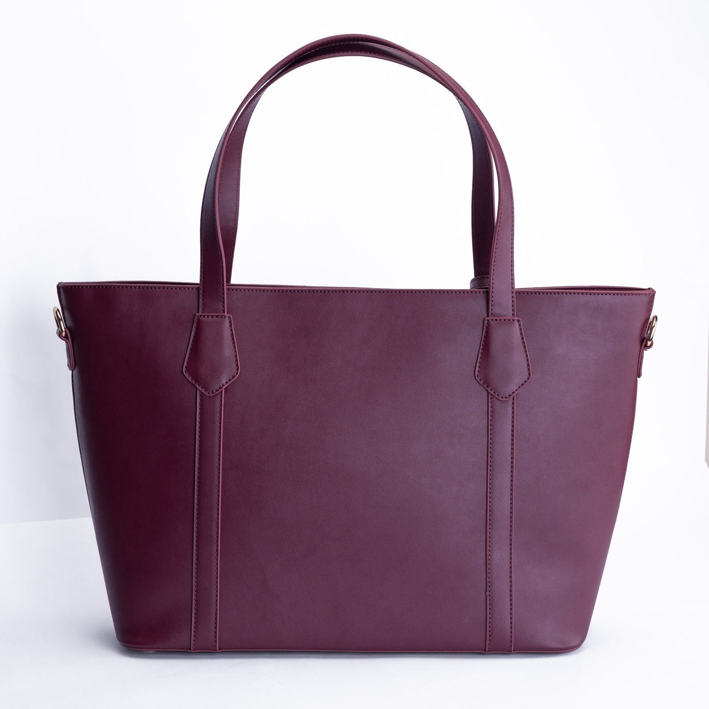 Classic Faux Leather Shoulder Bag