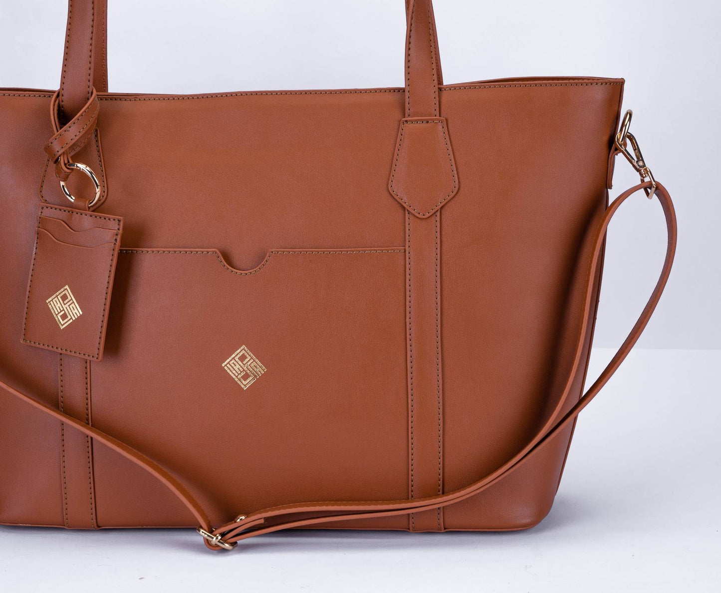 Classic Faux Leather Shoulder Bag