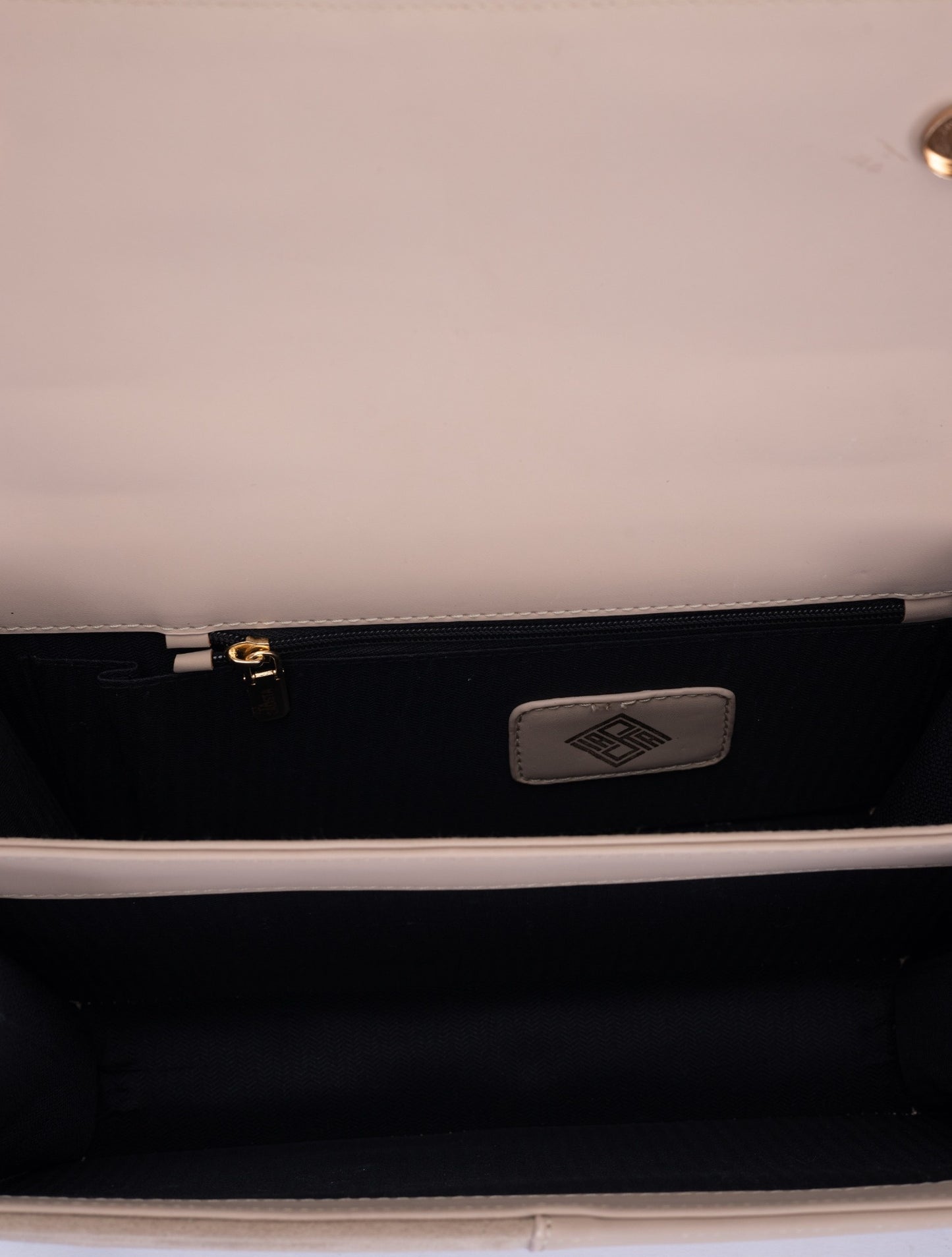 Elegant Dual-Tone Faux Leather Handbag