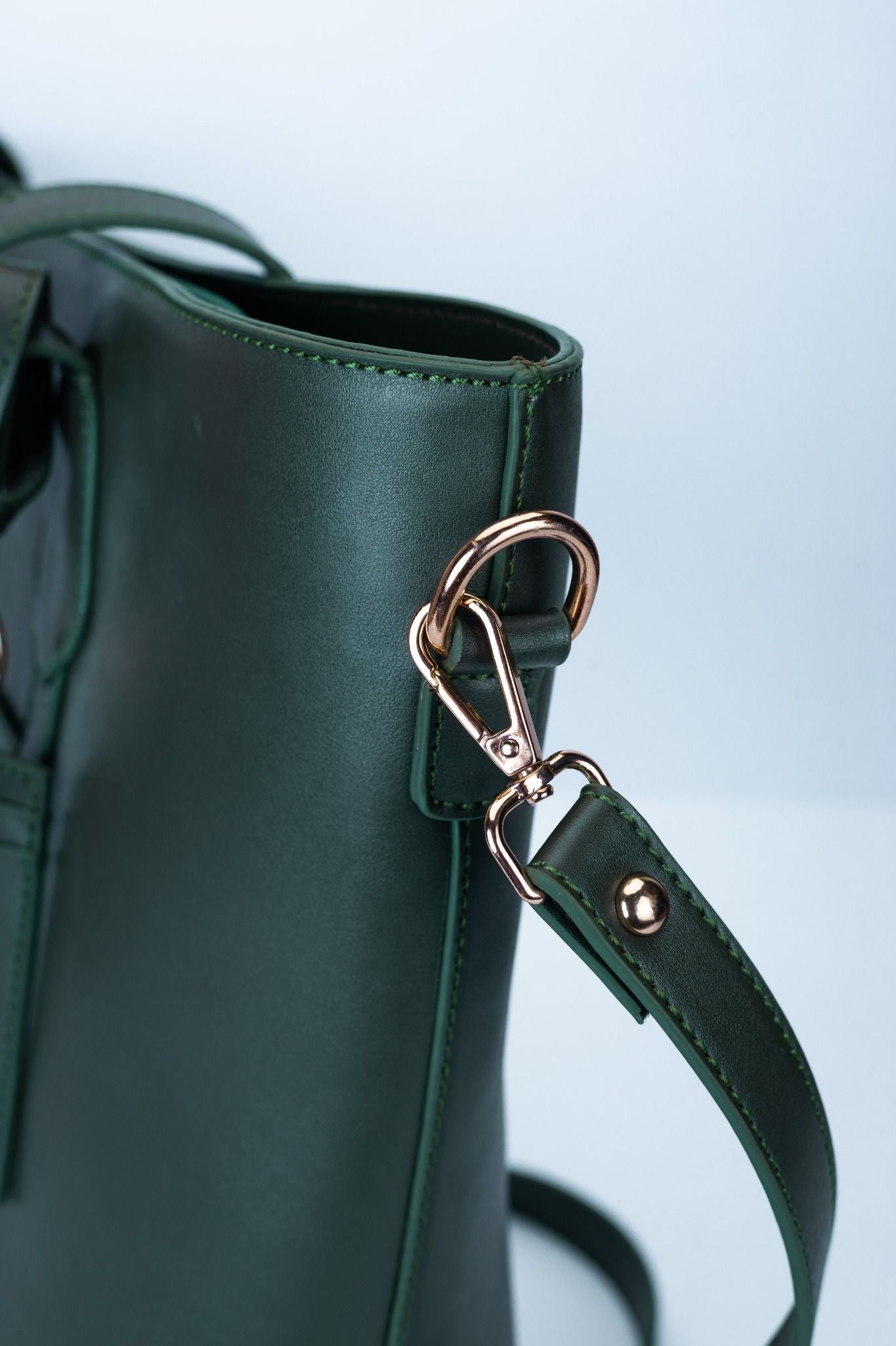 Classic Faux Leather Shoulder Bag