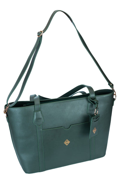 Classic Faux Leather Shoulder Bag