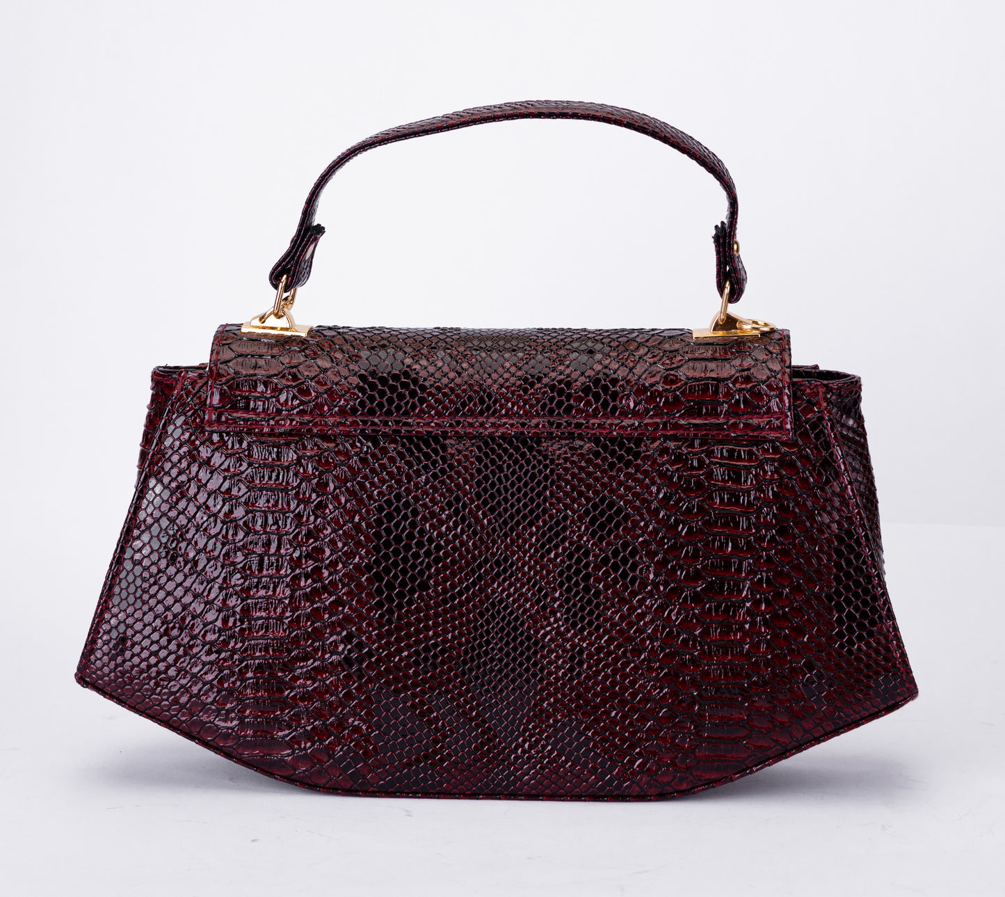 Luxury Croc-Effect Structured Handbag