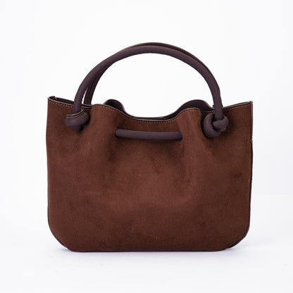 Soft Suede-Feel Handbag