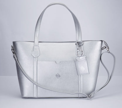 Classic Faux Leather Shoulder Bag