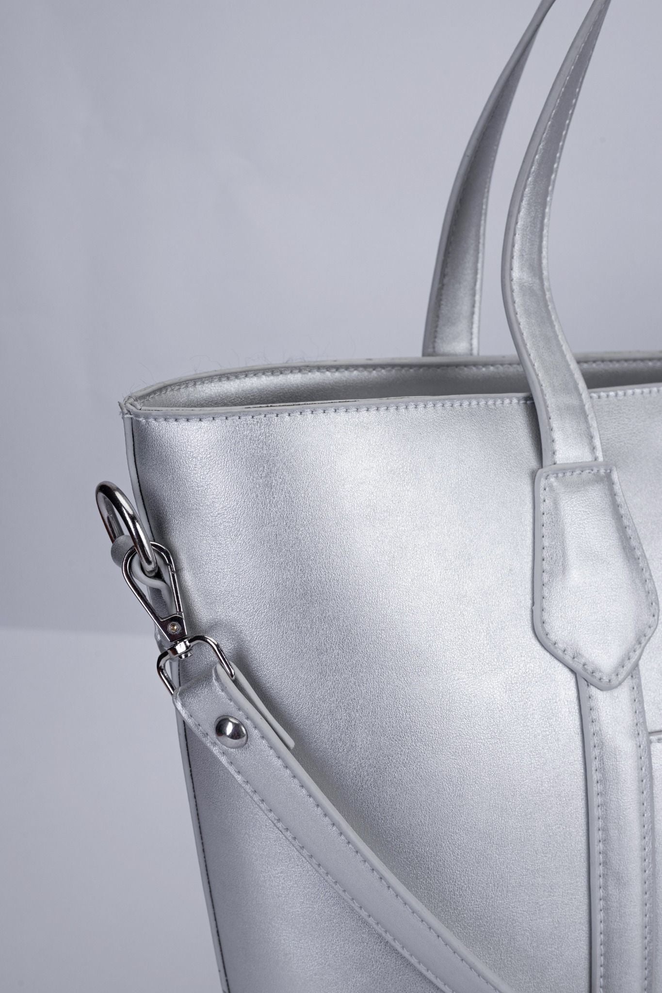 Classic Faux Leather Shoulder Bag