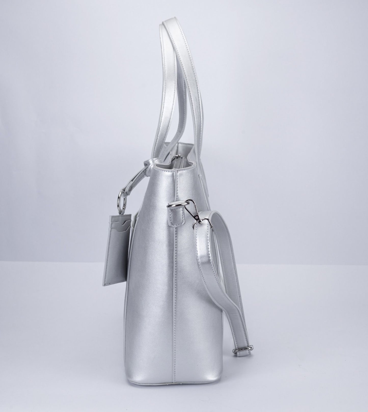 Classic Faux Leather Shoulder Bag