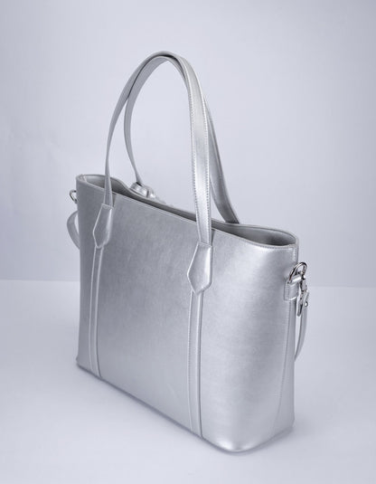 Classic Faux Leather Shoulder Bag