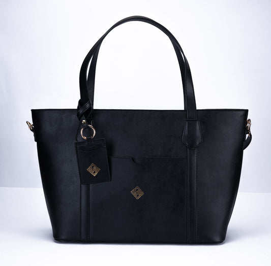 Classic Faux Leather Shoulder Bag