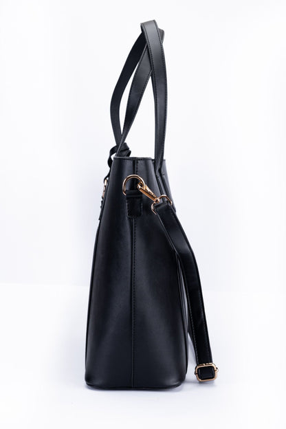 Classic Faux Leather Shoulder Bag