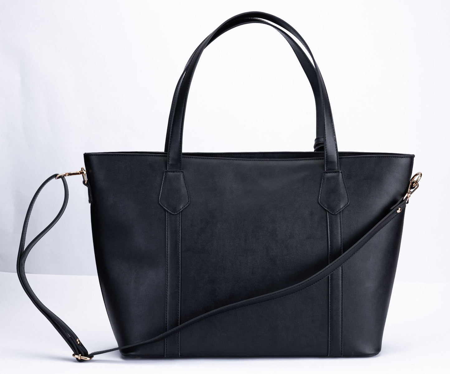 Classic Faux Leather Shoulder Bag