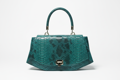 Luxury Croc-Effect Structured Handbag